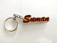 Personalized Wooden Name Keychain