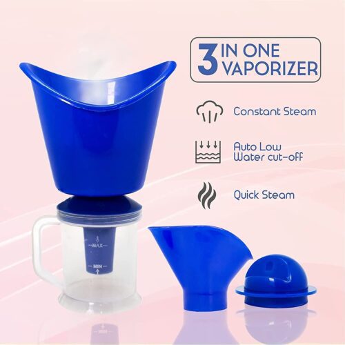 3 in 1 Plastic Steamer Vaporiser Inhaler by meriTokri