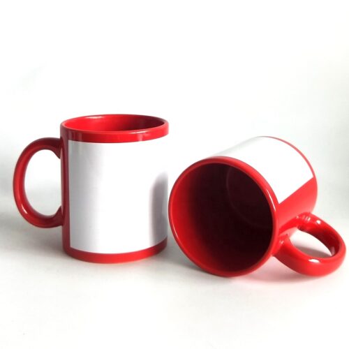 Sublimation Red Patch Mug by meriTokri